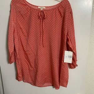 Como Blu 0X NWT corral long sleeve